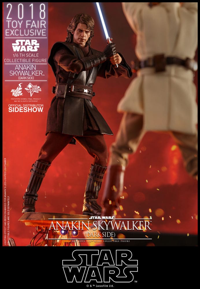 Hot Toys Star Wars Anakin Skywalker DARK SIDE Braccio Meccanico SCALA 1/6th Loose 