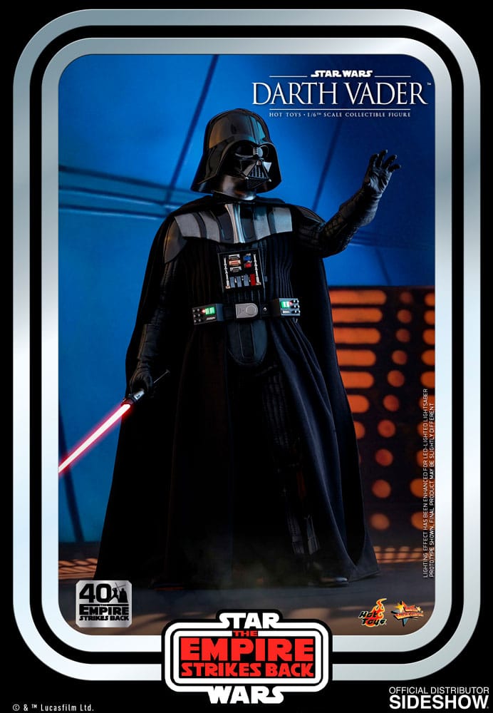 Hot Toys Star Wars ESB Darth Vader MMS452 LED Lightsaber Arm loose 1/6th scale 