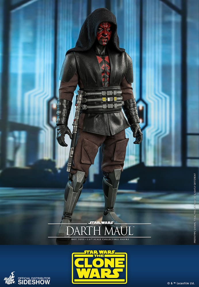 1/6 Sideshow Star Wars 12" Figure Sith Lord Darth Maul Double Lightsaber Hilt 