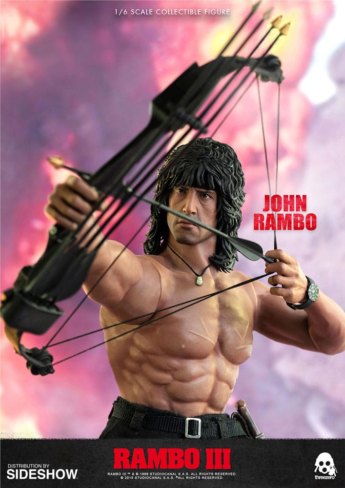 ThreeZero Rambo III John Rambo 12 inch Action Figure for sale online 
