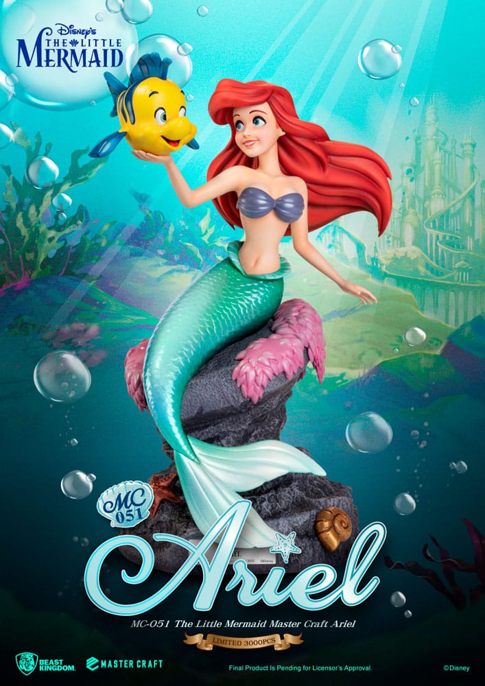 Ariel Disney Ariel The Little Mermaid La Sirenita statue Beast Kingdom Sideshow 