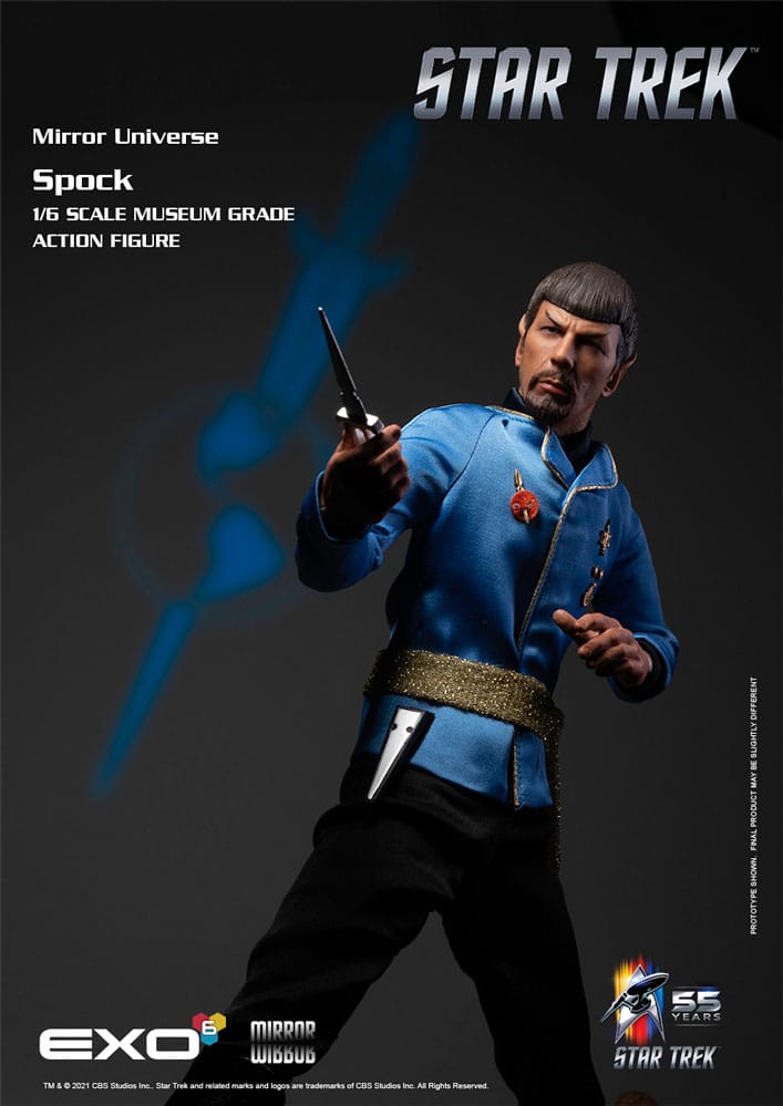 Star Trek Classic Id Badge-Mirror Mirror ISS Enterprise Spock 