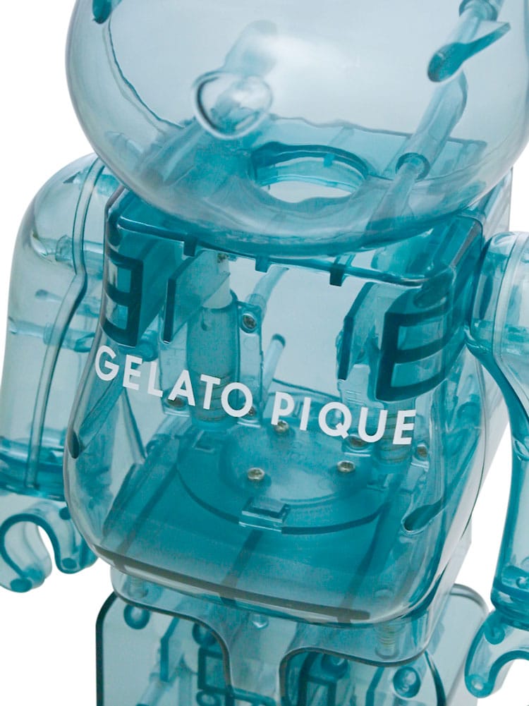 Gelato Pique x Be@rbrick Mint White 1000% Collectible Figure by Medicom