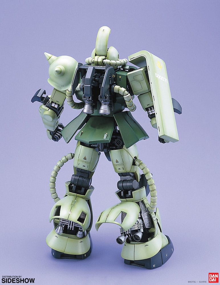 Ms 06f Zaku Ii Green Figure By Bandai Sideshow Collectibles Ms 06f Zaku Ii Green Figure By Bandai Sideshow Collectibles