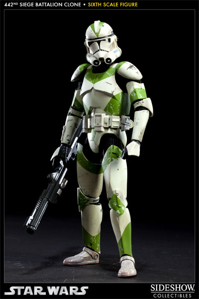 Star Wars 442nd Siege Battalion Clone Trooper Sixth Scale Figure  View 1