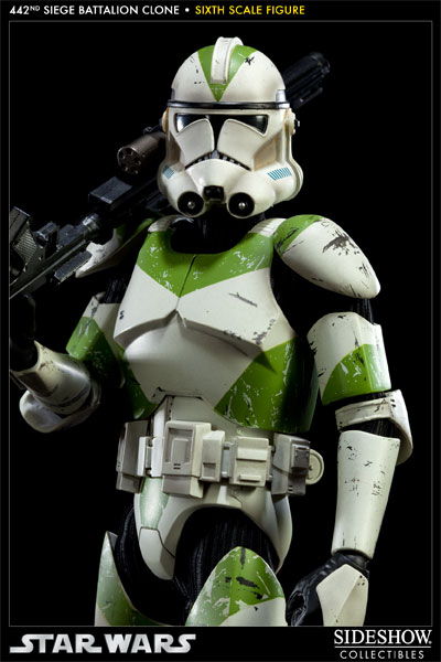 Star Wars 442nd Siege Battalion Clone Trooper Sixth Scale Figure  View 6