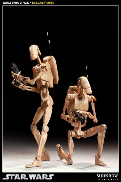 Star Wars Infantry Battle Droids Sixth Scale Figure  View 1