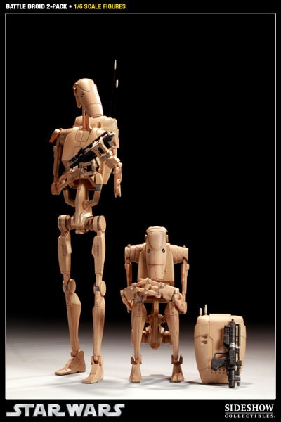Star Wars Infantry Battle Droids Sixth Scale Figure  View 3