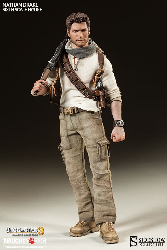 Uncharted 3 Nathan Drake Sixth Scale Figure  Collector Edition  View 6