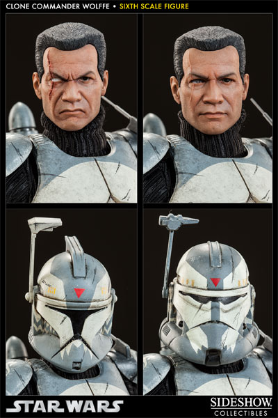 Star Wars Clone Commander Wolffe Sixth Scale Figure  Collector Edition - Prototype Shown View 3