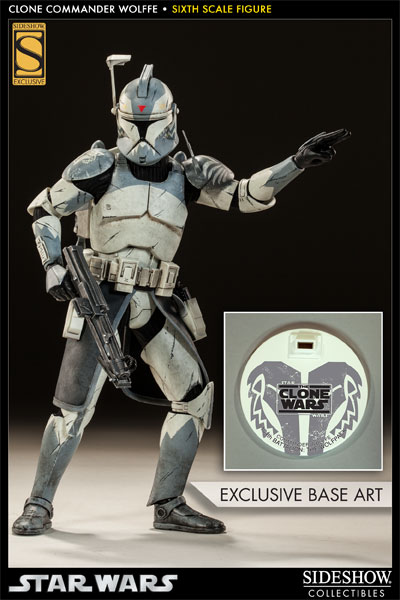 Star Wars Clone Commander Wolffe Sixth Scale Figure - Prototype Shown View 1