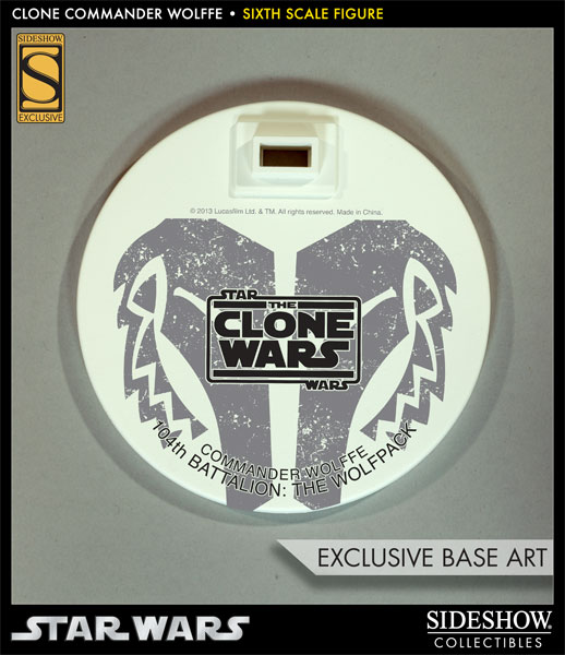 Star Wars Clone Commander Wolffe Sixth Scale Figure - Prototype Shown View 2