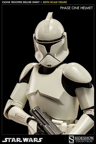Star Wars Clone Trooper Deluxe: 'Shiny' Sixth Scale Figure - Prototype Shown View 3