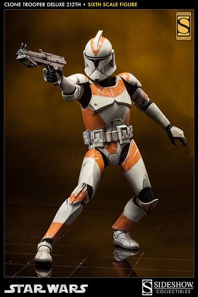 Star Wars Clone Trooper Deluxe: 212th Sixth Scale Figure - Prototype Shown View 1