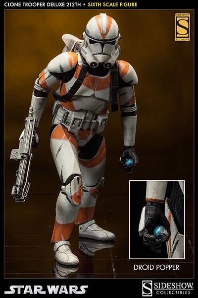 Star Wars Clone Trooper Deluxe: 212th Sixth Scale Figure - Prototype Shown View 6