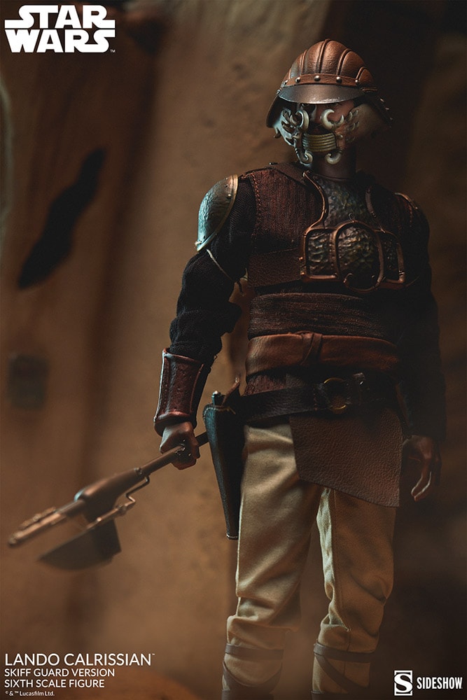 Star Wars Lando Calrissian (Skiff Guard Version) Sixth Scale Figure  View 2