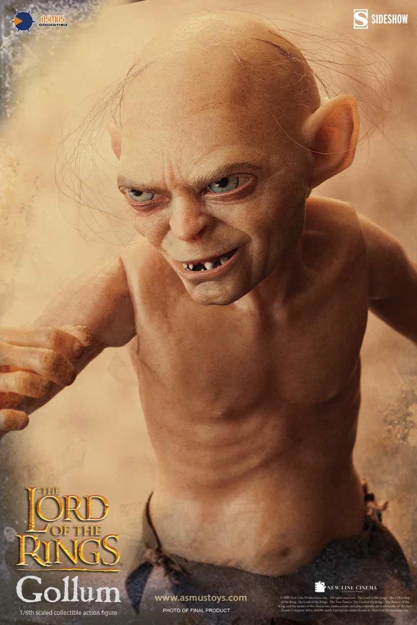 The Lord of the Rings Gollum Sixth Scale Figure - Prototype Shown View 4