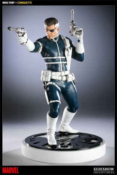 Marvel Nick Fury Polystone Statue  Collector Edition  View 1