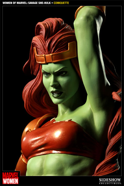 Marvel Women of Marvel: Savage She-Hulk Polystone Statue  Collector Edition  View 6