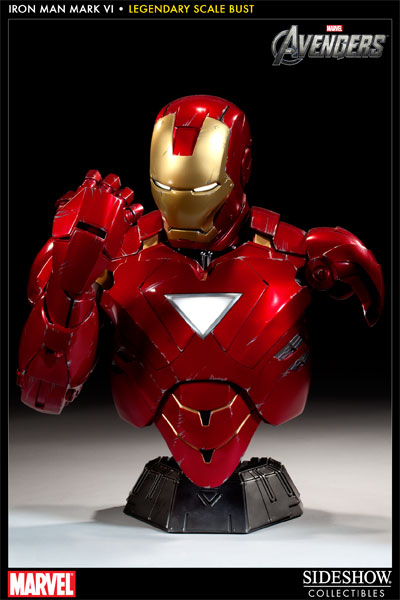 1/6 アイアンマン マーク42 COLLECTIBLE BUST Iron Man Mark 42 by Sideshow Collectibles | Sideshow