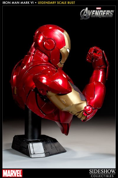 人気特価激安 Scale™ Legendary VI Mark - Man Iron Marvel Bust Sideshow by アメコミ