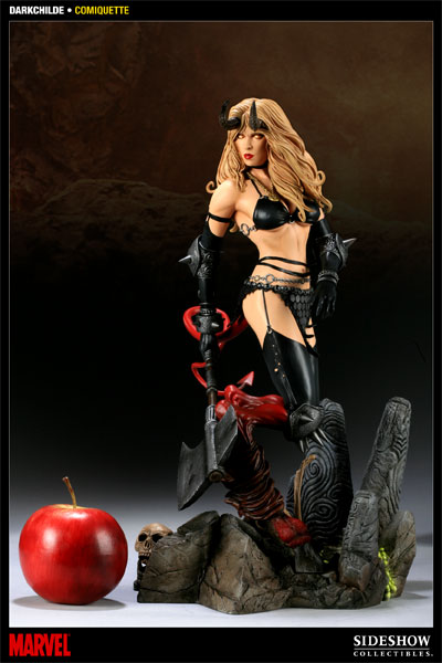 Marvel Darkchilde Polystone Statue  Collector Edition  View 2