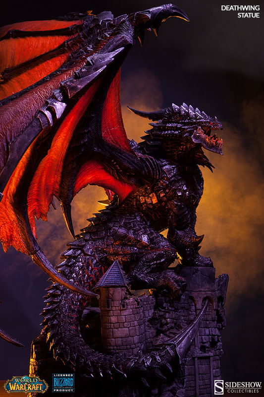 Warcraft Deathwing - BLIZZARD EMPLOYEE ONLY Polystone Statue - Prototype Shown View 2