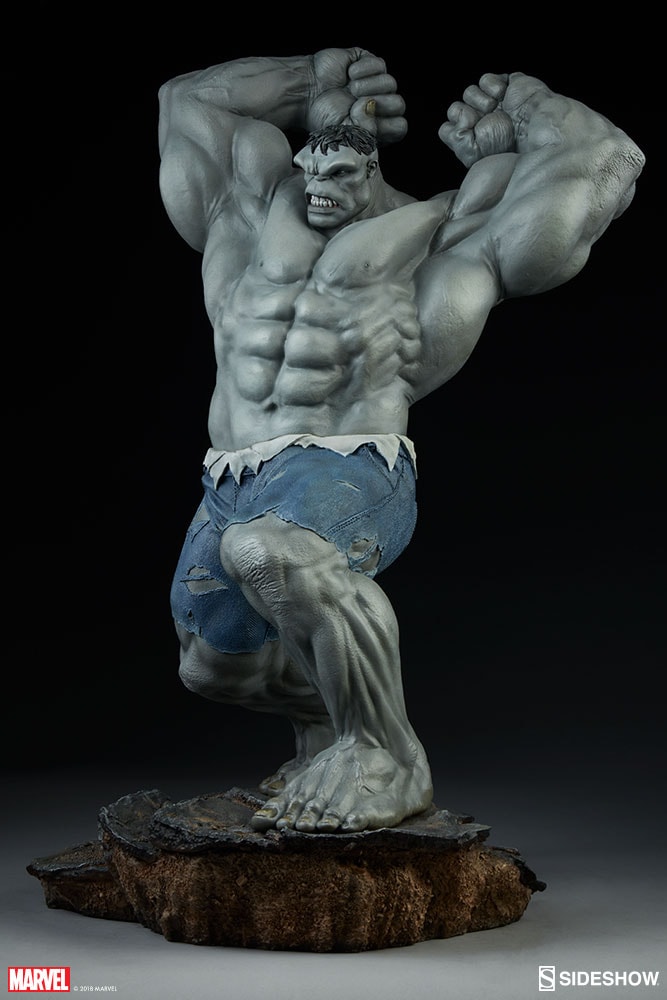 Marvel Grey Hulk Statues  Exclusive Edition - Prototype Shown View 5