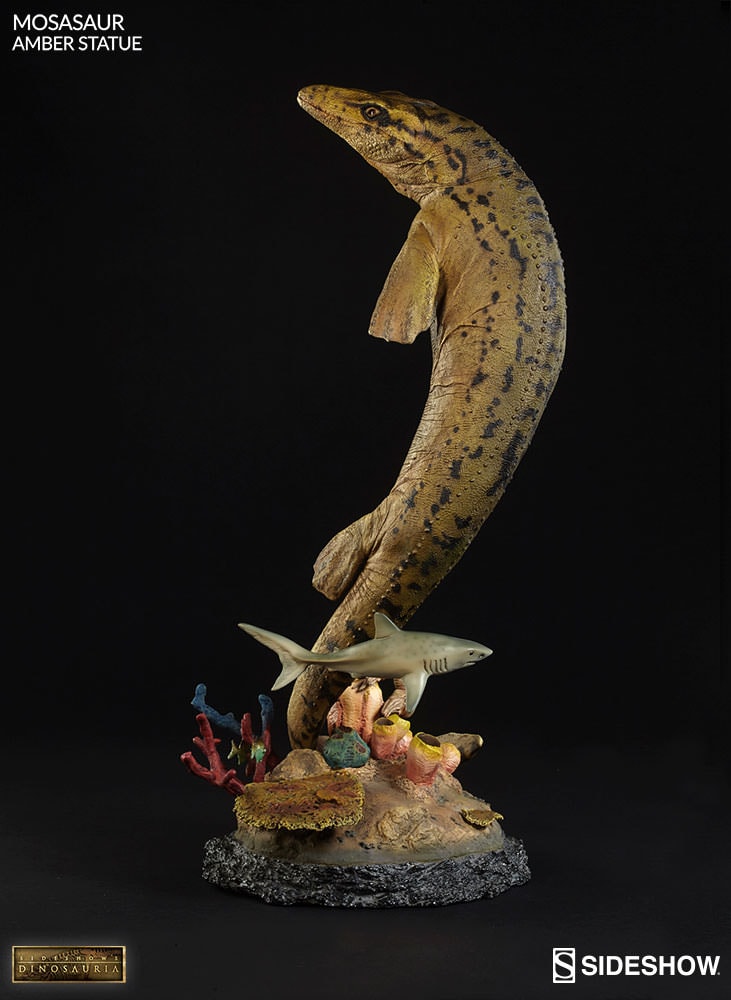 Dinosauria Mosasaur Amber Statues  View 6