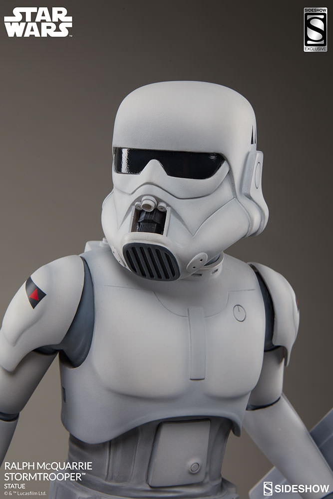 Star Wars Ralph McQuarrie Stormtrooper Statues  Exclusive Edition  View 1