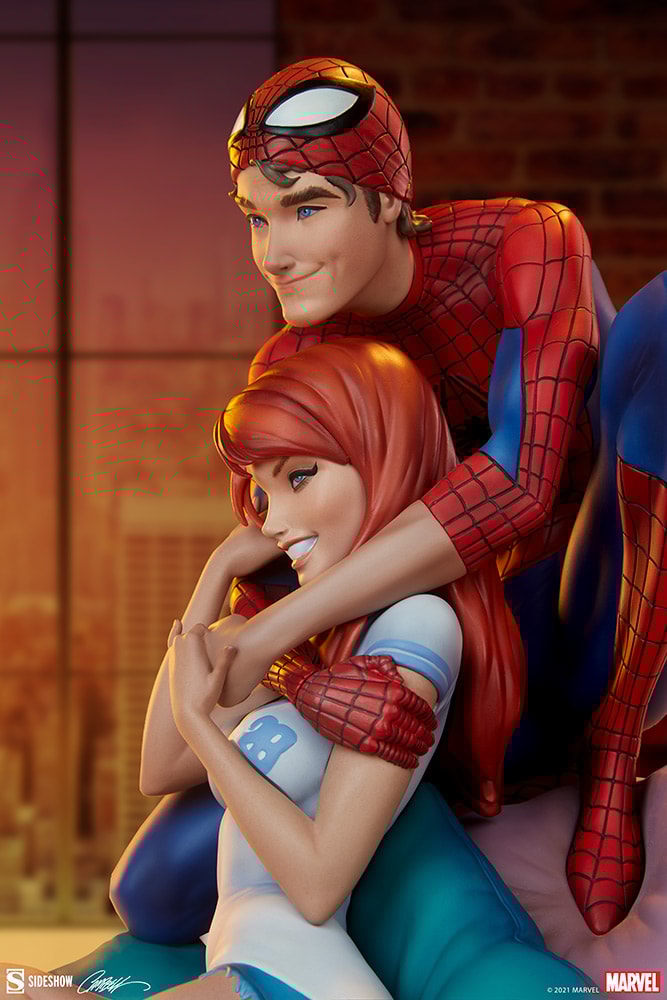 Marvel Spider-Man and Mary Jane Maquette  Collector Edition  View 2