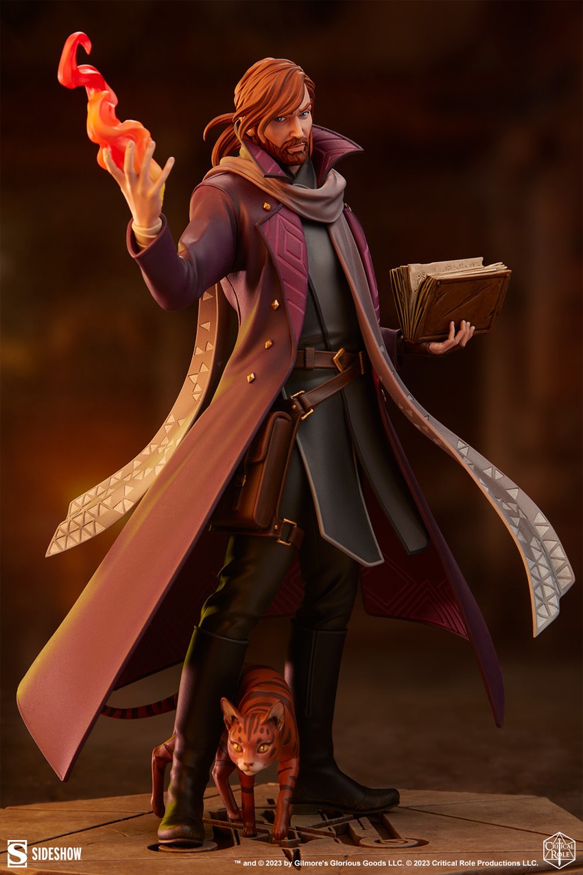 Critical Role Caleb Widogast - Mighty Nein Statues - Prototype Shown View 4