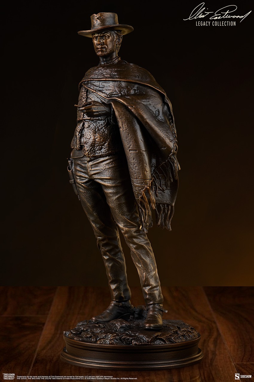 Clint Eastwood The Man with No Name (Faux Bronze) Statues - Prototype Shown View 5