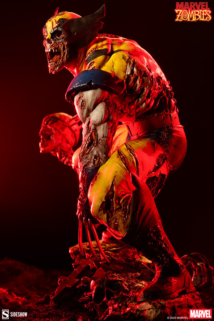Marvel Wolverine: Marvel Zombies Statues - Prototype Shown View 3