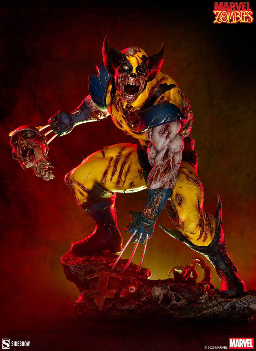 Marvel Wolverine: Marvel Zombies Statues - Prototype Shown View 5