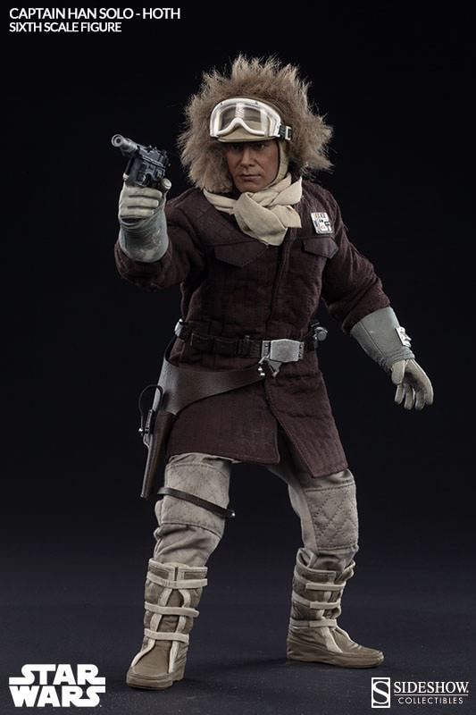 Star Wars Captain Han Solo - Hoth Sixth Scale Figure by Side