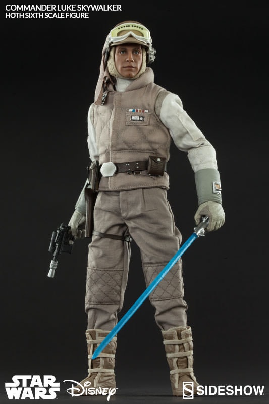 Star Wars Commander Luke Skywalker Hoth Sixth Scale Figure  View 5