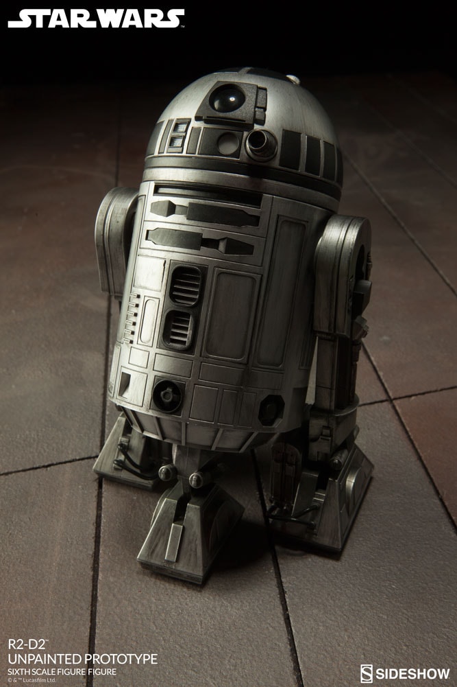 R2-D2 Unpainted Prototype Exclusive Edition - Prototype Shown View 2