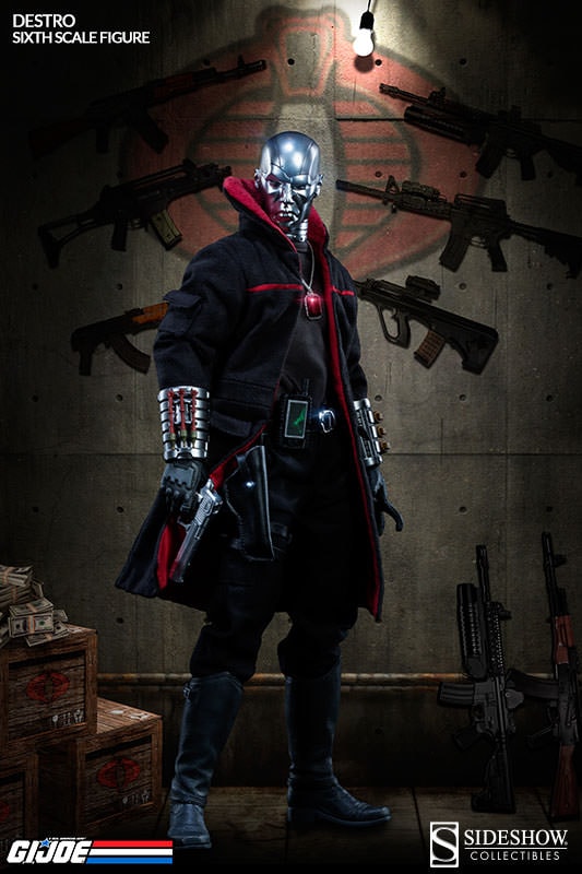 G.I. Joe Destro Sixth Scale Figure - Prototype Shown View 2