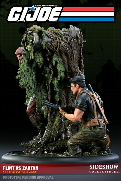 G.I. Joe Flint VS Zartan Diorama Polystone Diorama  Collector Edition  View 4