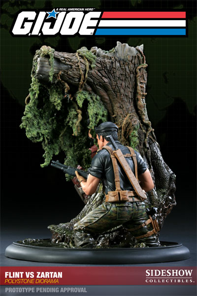 G.I. Joe Flint VS Zartan Diorama Polystone Diorama  Collector Edition  View 6