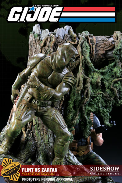 G.I. Joe Flint VS Zartan Diorama Polystone Diorama  View 4