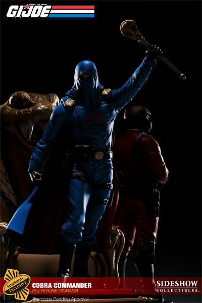 G.I. Joe Cobra Commander Diorama Polystone Diorama  View 3