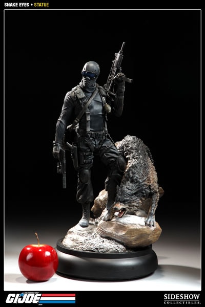 G.I. Joe Snake Eyes and Timber Polystone Statue  Collector Edition  View 2
