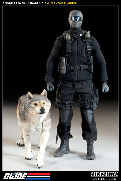 G.I. Joe Snake Eyes and Timber Sixth Scale Figure by Sideshow