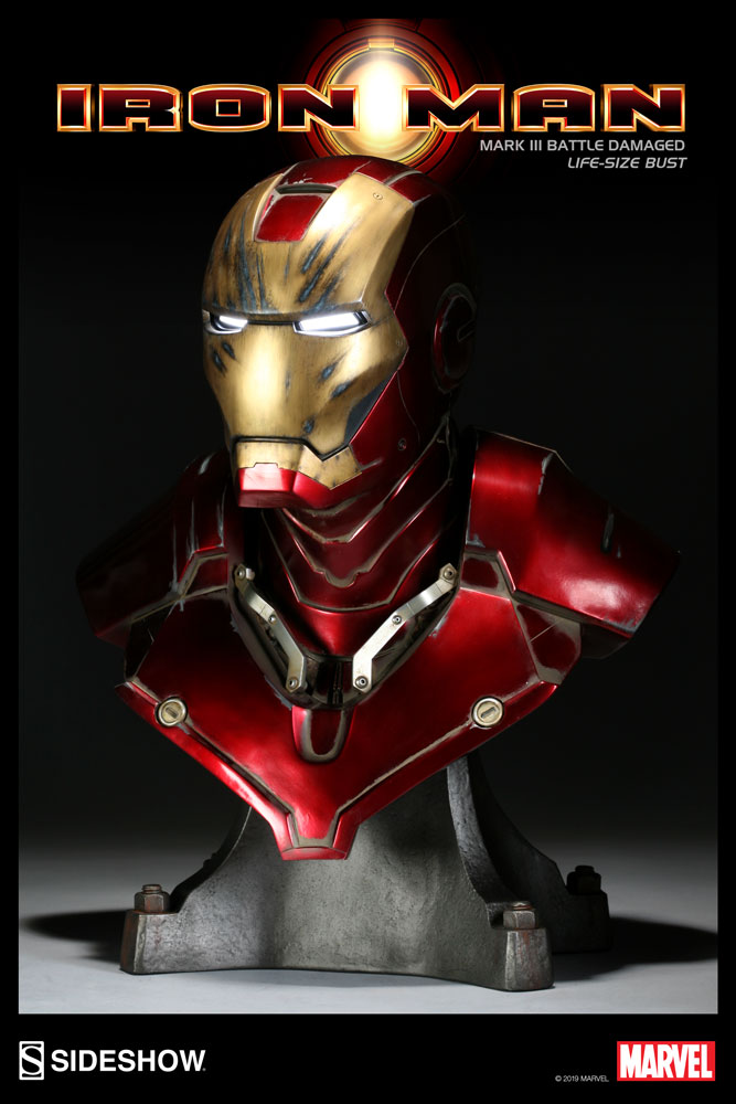 Marvel Iron Man Life-Sized Bust by Sideshow | Sideshow Collectibles