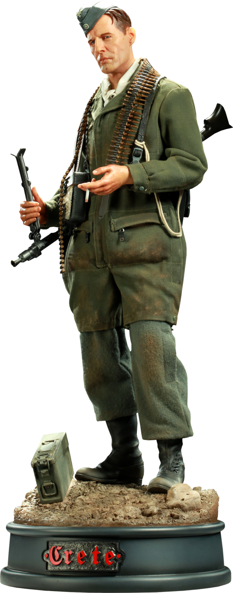 Battle of Crete: German Paratrooper Premium Format™ Figure  View 3