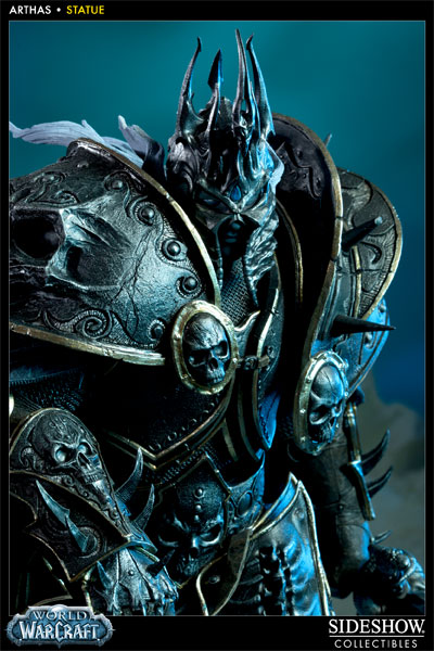 Warcraft Arthas Polystone Statue  View 2