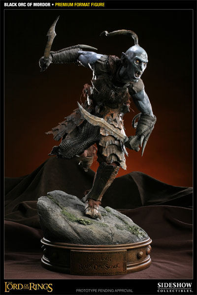The Lord of the Rings Black Orc of Mordor Premium Format™ Figure  Collector Edition  View 1
