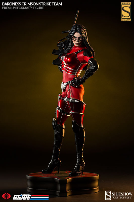 G.I. Joe Baroness Crimson Strike Team Premium Format™ Figure  Exclusive Edition  View 1